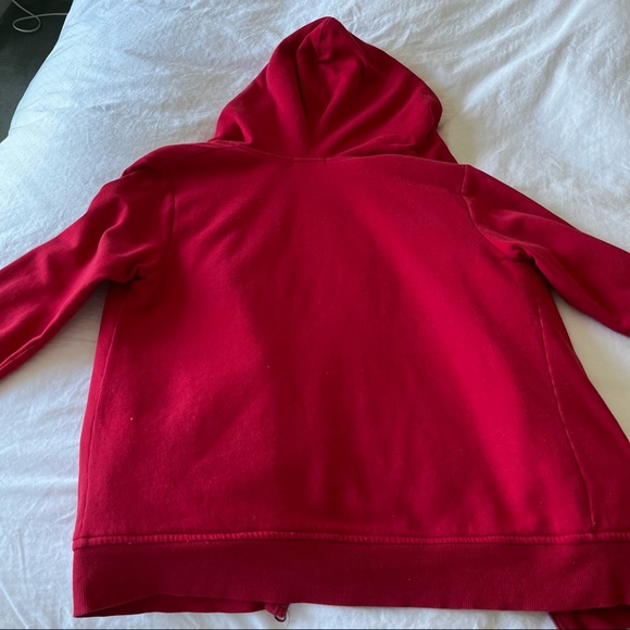 George kids red cotton sweater with white lining - Picture 3 of 5